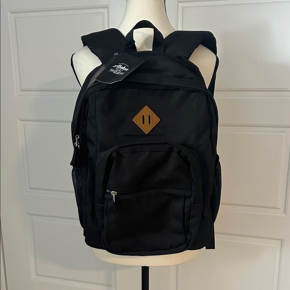 Abshoo Other - NEW NWT Unisex Black Backpack with Multiple Compartments Standard School Size